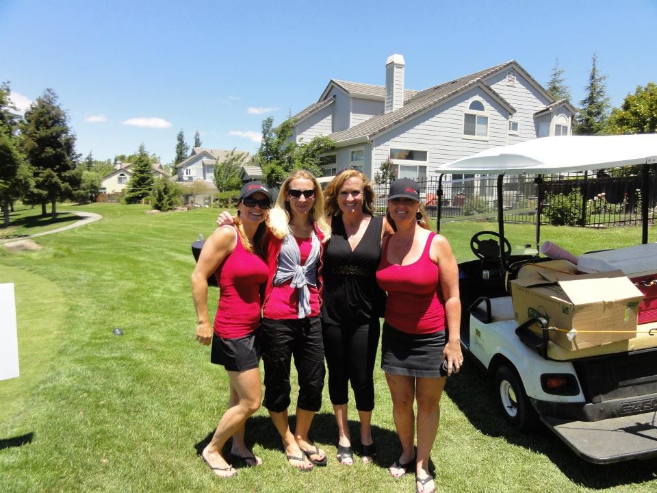 Mount Diablo Realty team at a charity golf event